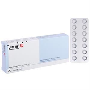 Diovan 80 trị tăng huyết áp, suy tim
