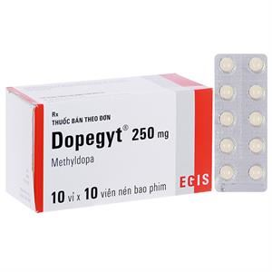 Dopegyt 250mg trị tăng huyết áp