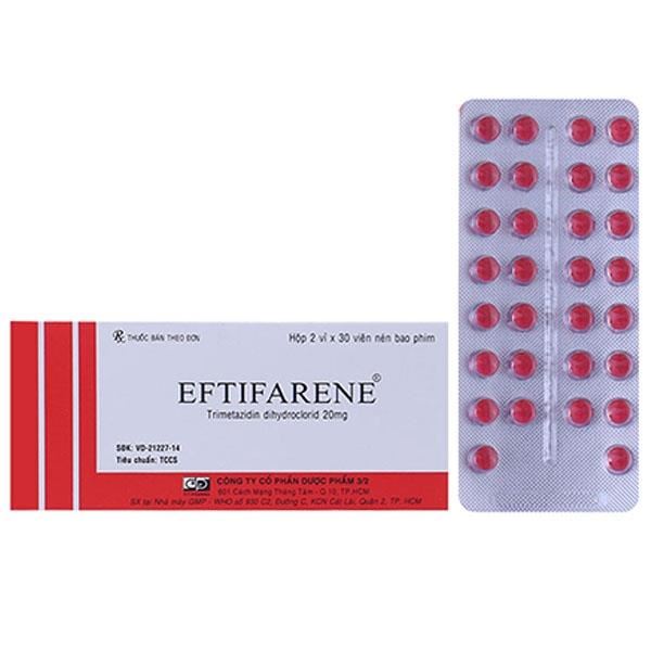 Eftifarene 20mg trị đau thắt ngực