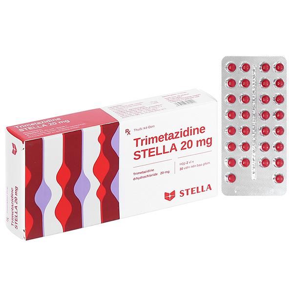 Trimetazidine Stella 20mg trị đau thắt ngực