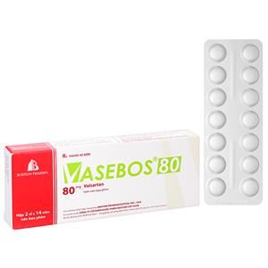 Vasebos 80 điều trị tăng huyết áp, suy tim