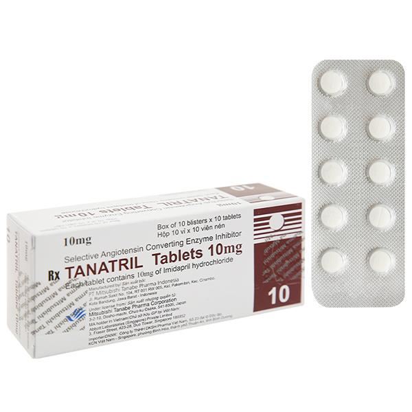 Tanatril Tablets 10mg trị tăng huyết áp