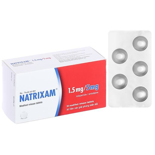Natrixam 1.5mg/5mg trị tăng huyết áp