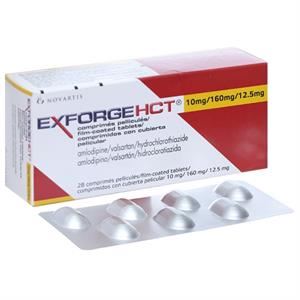 Exforge HCT 10mg/160mg/12.5mg trị tăng huyết áp