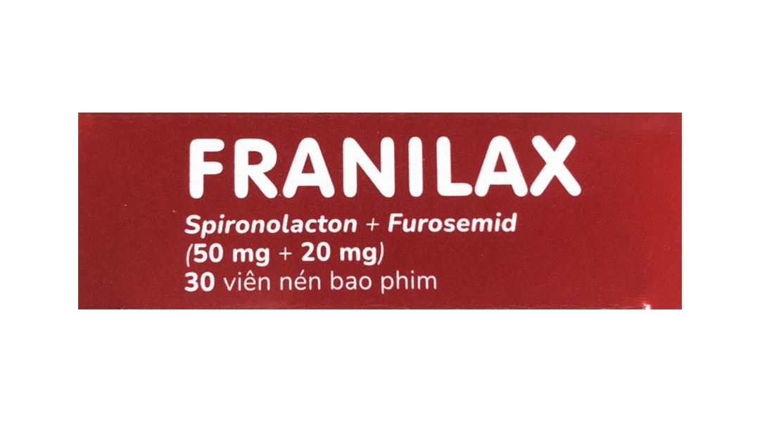 Franilax trị phù, tăng huyết áp (3 vỉ x 10 viên) - 10