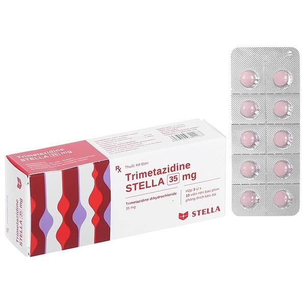 Trimetazidine Stella 35mg trị đau thắt ngực