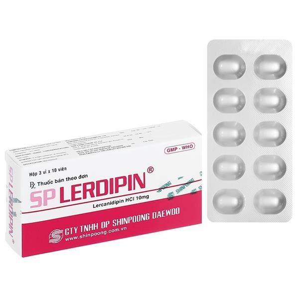 SP Lerdipin 10mg trị tăng huyết áp