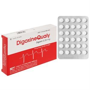 DigoxineQualy 0.25mg trị suy tim