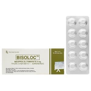Bisoloc 5mg trị tăng huyết áp, suy tim