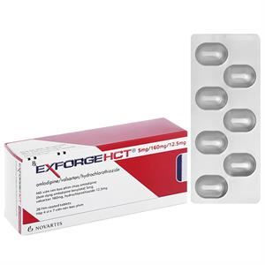 ExforgeHCT 5mg/160mg/12.5mg trị tăng huyết áp vô căn
