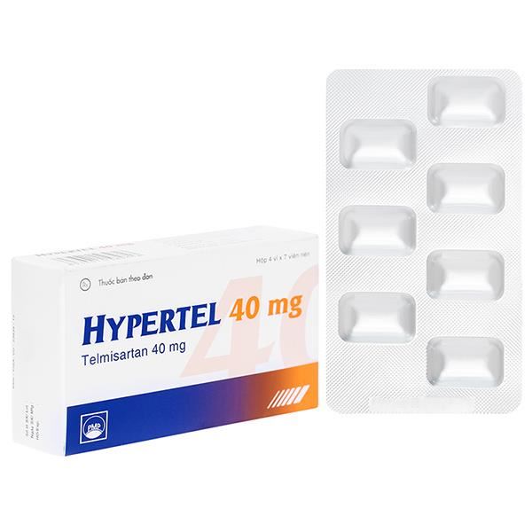 Hypertel 40mg trị tăng huyết áp vô căn