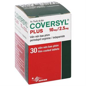 Coversyl Plus 10mg/2.5mg điều trị tăng huyết áp