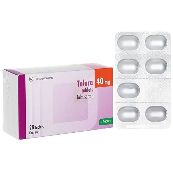 Tolura 40mg trị tăng huyết áp