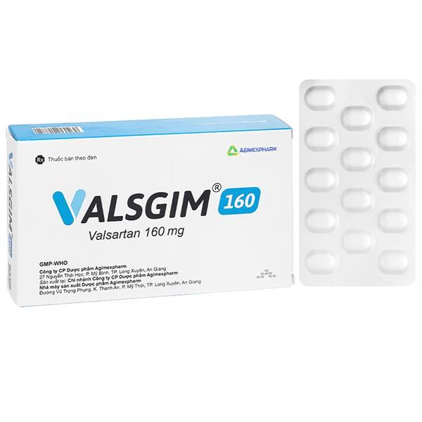 Valsgim 160 trị tăng huyết áp, suy tim