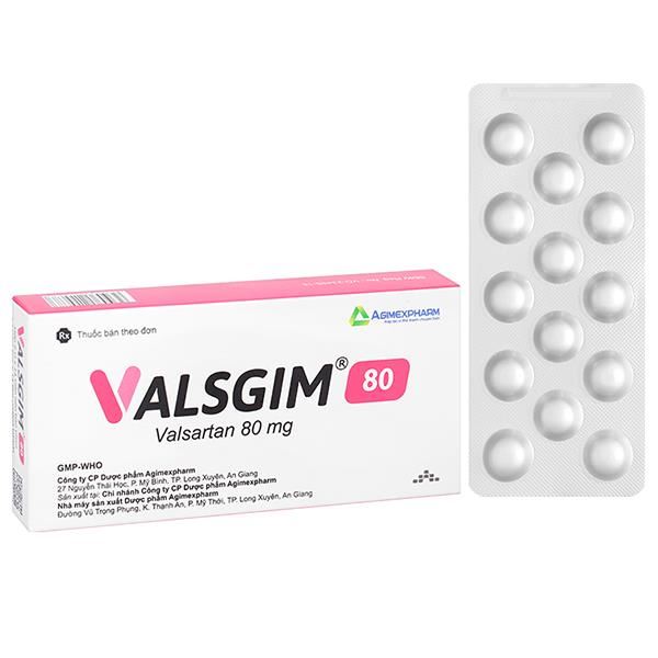 Valsgim 80 trị tăng huyết áp, suy tim
