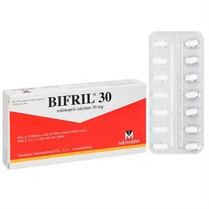 Bifril 30 điều trị tăng huyết áp, nhồi máu cơ tim