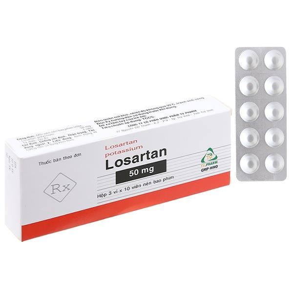 Losartan TV.Pharm 50mg trị tăng huyết áp