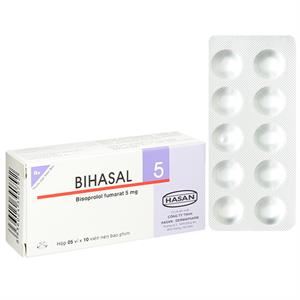 Bihasal 5 trị tăng huyết áp, đau thắt ngực