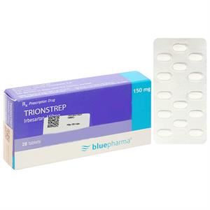 Trionstrep 150mg trị tăng huyết áp, bệnh thận do đái tháo đường