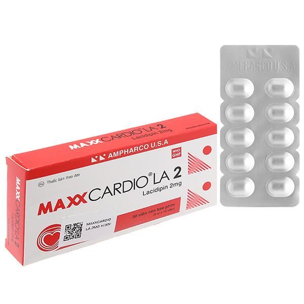 Maxxcardio LA 2 trị tăng huyết áp