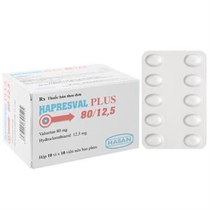 Hapresval Plus 80/12.5 trị tăng huyết áp