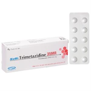 Savi Trimetazidine 35MR hỗ trợ điều trị triệu chứng bệnh đau thắt ngực