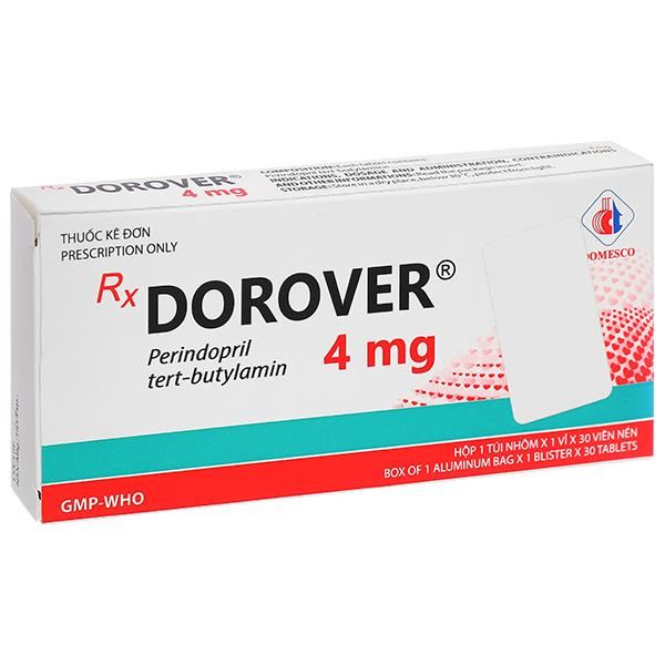 Dorover 4mg điều trị tăng huyết áp, suy tim sung huyết