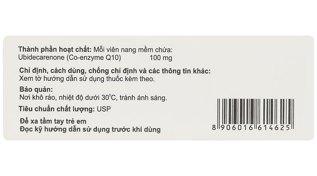 ZY-10 Forte 100mg trị bệnh tim mạch
