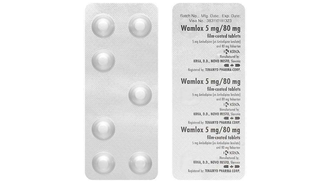 Wamlox 5mg/80mg trị tăng huyết áp vô căn (4 vỉ x 7 viên) - 11