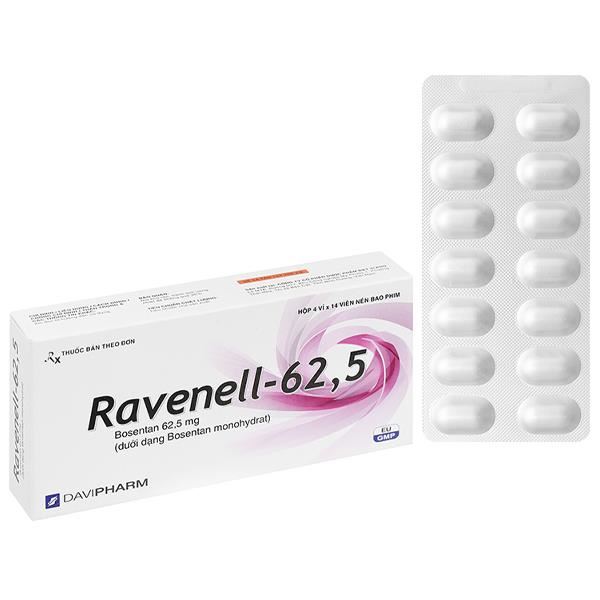 Ravenell-62.5 điều trị tăng áp lực động mạch phổi tiên phát