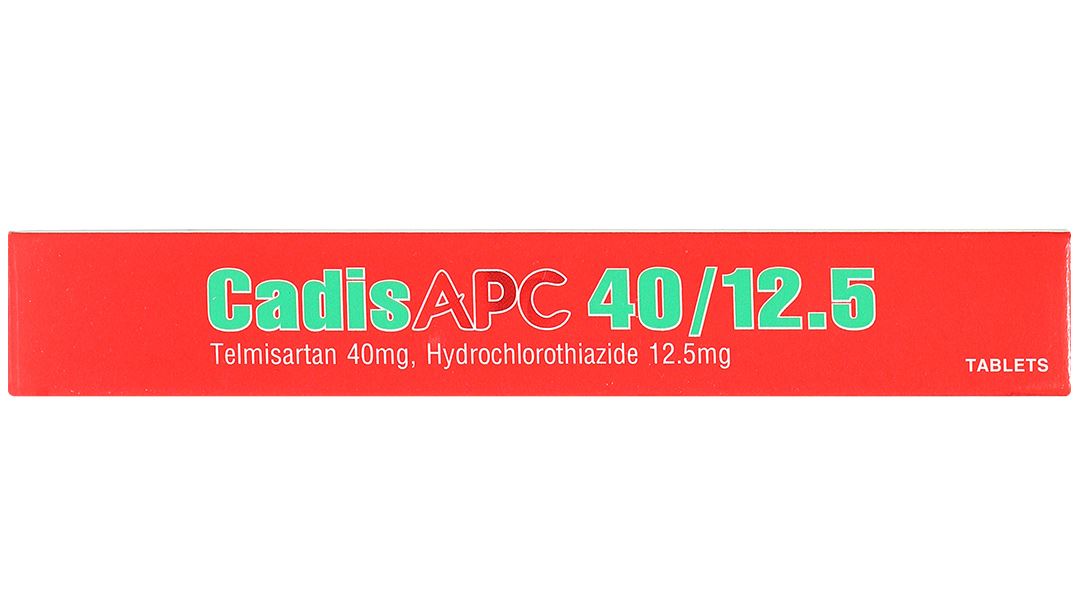 CadisAPC 40/12.5 điều trị tăng huyết áp nguyên phát