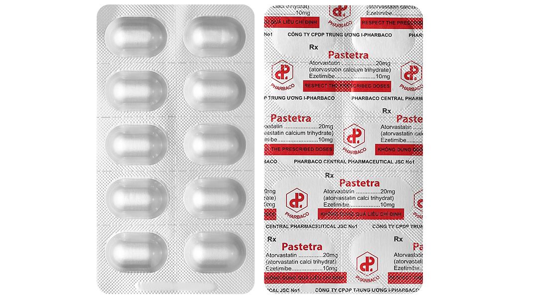 Pastetra phòng ngừa các bệnh tim mạch, trị tăng cholesterol máu