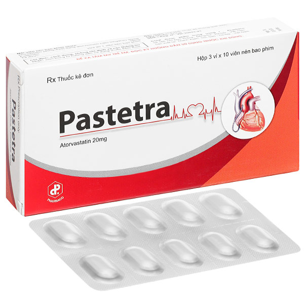 Pastetra phòng ngừa các bệnh tim mạch, trị tăng cholesterol máu