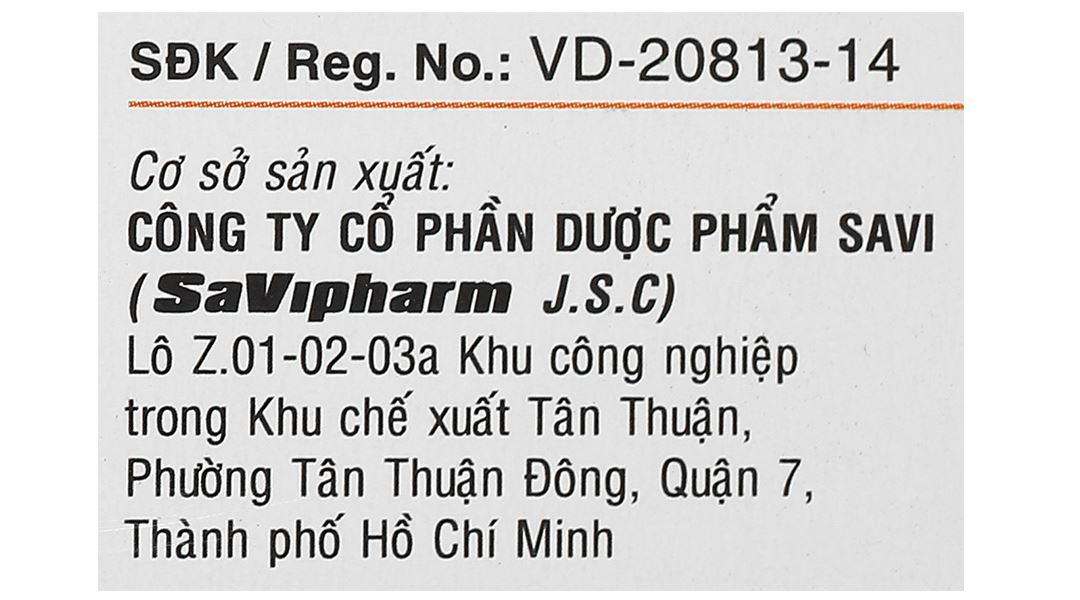 Savi Prolol Plus HCT 2.5/6.25 kiểm soát tình trạng tăng huyết áp