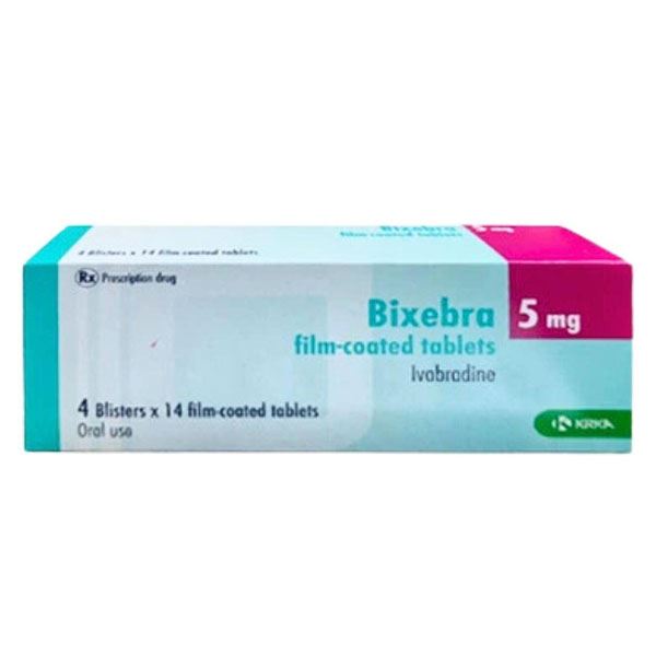 Bixebra 5mg điều trị triệu chứng đau thắt ngực