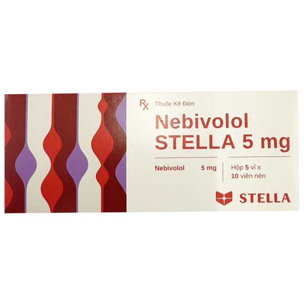 Nebivolol STELLA 5mg trị tăng huyết áp