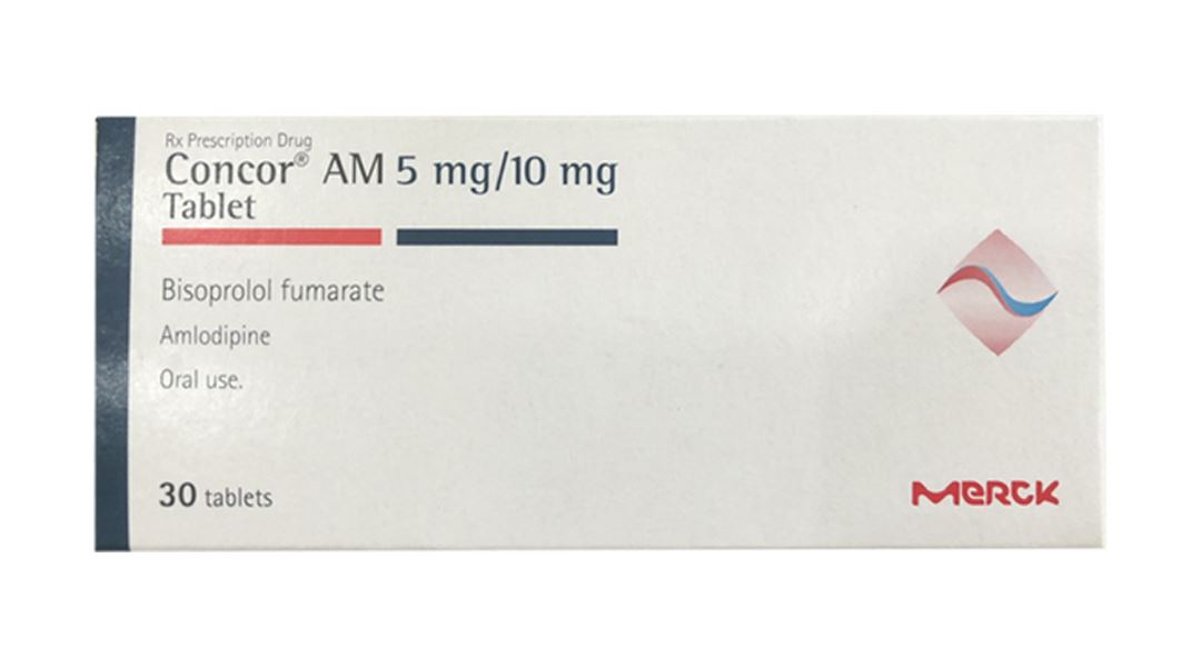 Concor AM 5mg/10mg điều trị tăng huyết áp