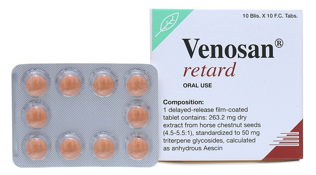 Venosan Retard ngăn ngừa và điều trị rối loạn tuần hoàn