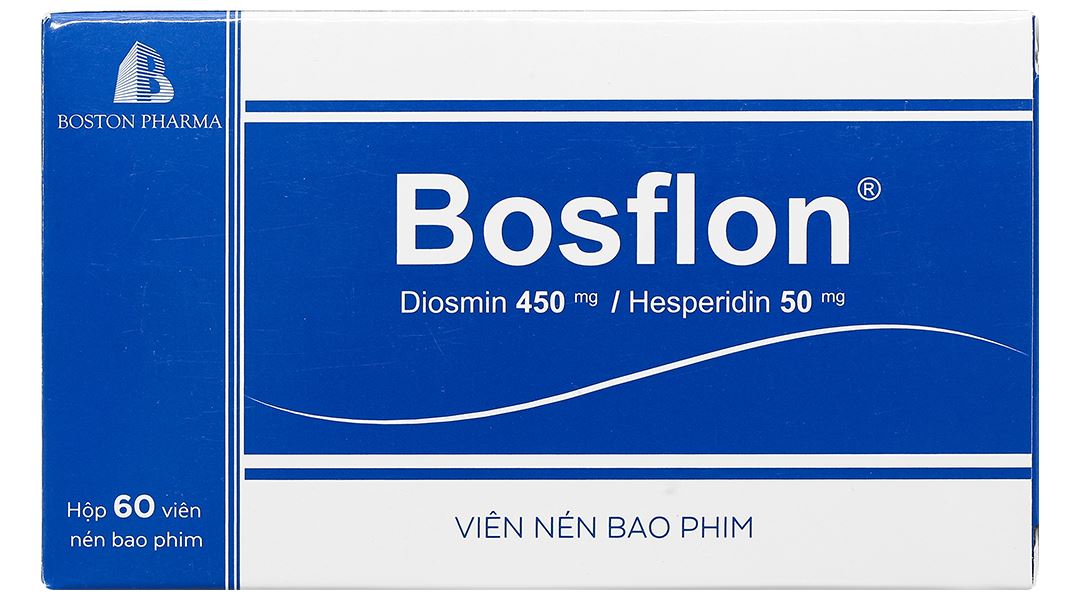Bosflon điều trị các triệu chứng liên quan đến suy tĩnh mạch bạch huyết