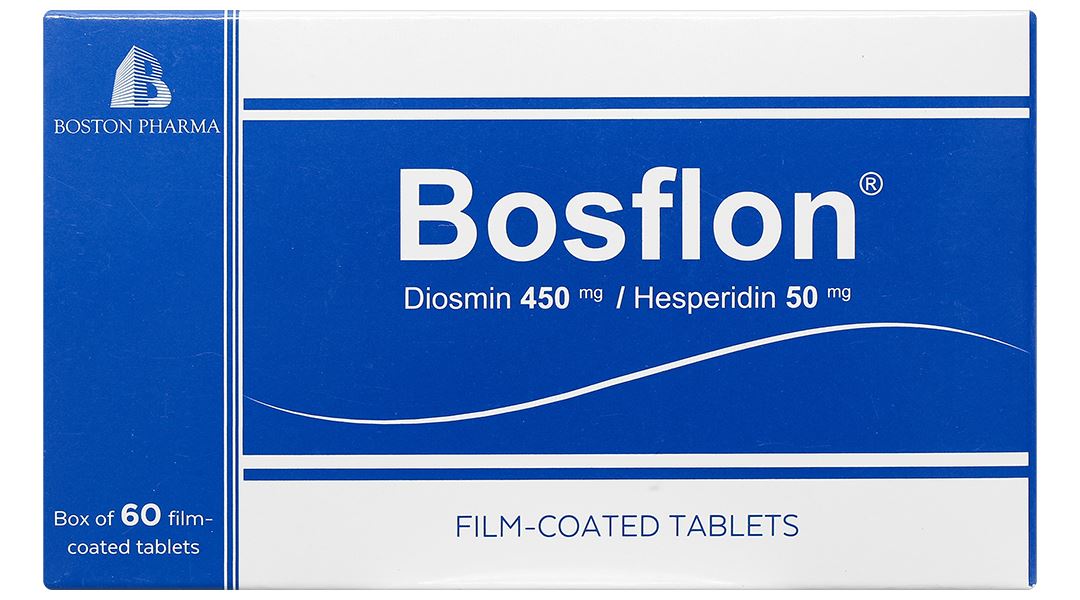 Bosflon điều trị các triệu chứng liên quan đến suy tĩnh mạch bạch huyết