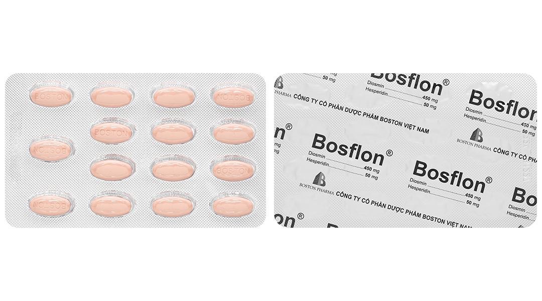 Bosflon điều trị các triệu chứng liên quan đến suy tĩnh mạch bạch huyết