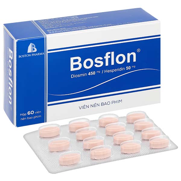 Bosflon điều trị các triệu chứng liên quan đến suy tĩnh mạch bạch huyết