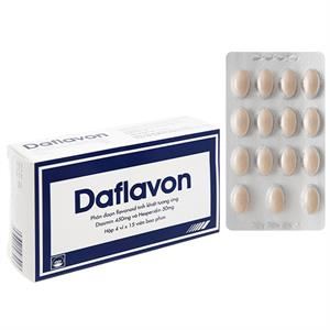 Daflavon 450mg/50mg trị trĩ, suy giãn tĩnh mạch
