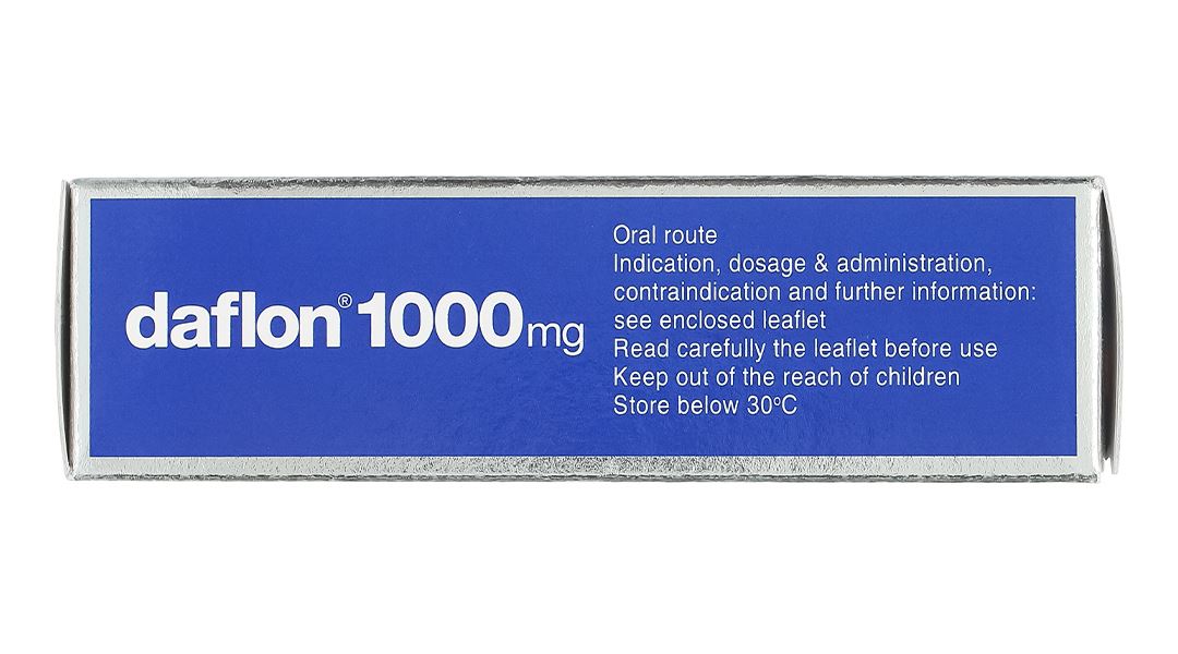 Daflon 1000mg điều trị triệu chứng thực thể liên quan đến trĩ cấp