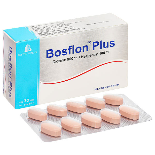 Bosflon Plus 900mg/100mg điều trị các dấu hiệu liên quan đến cơn trĩ cấp