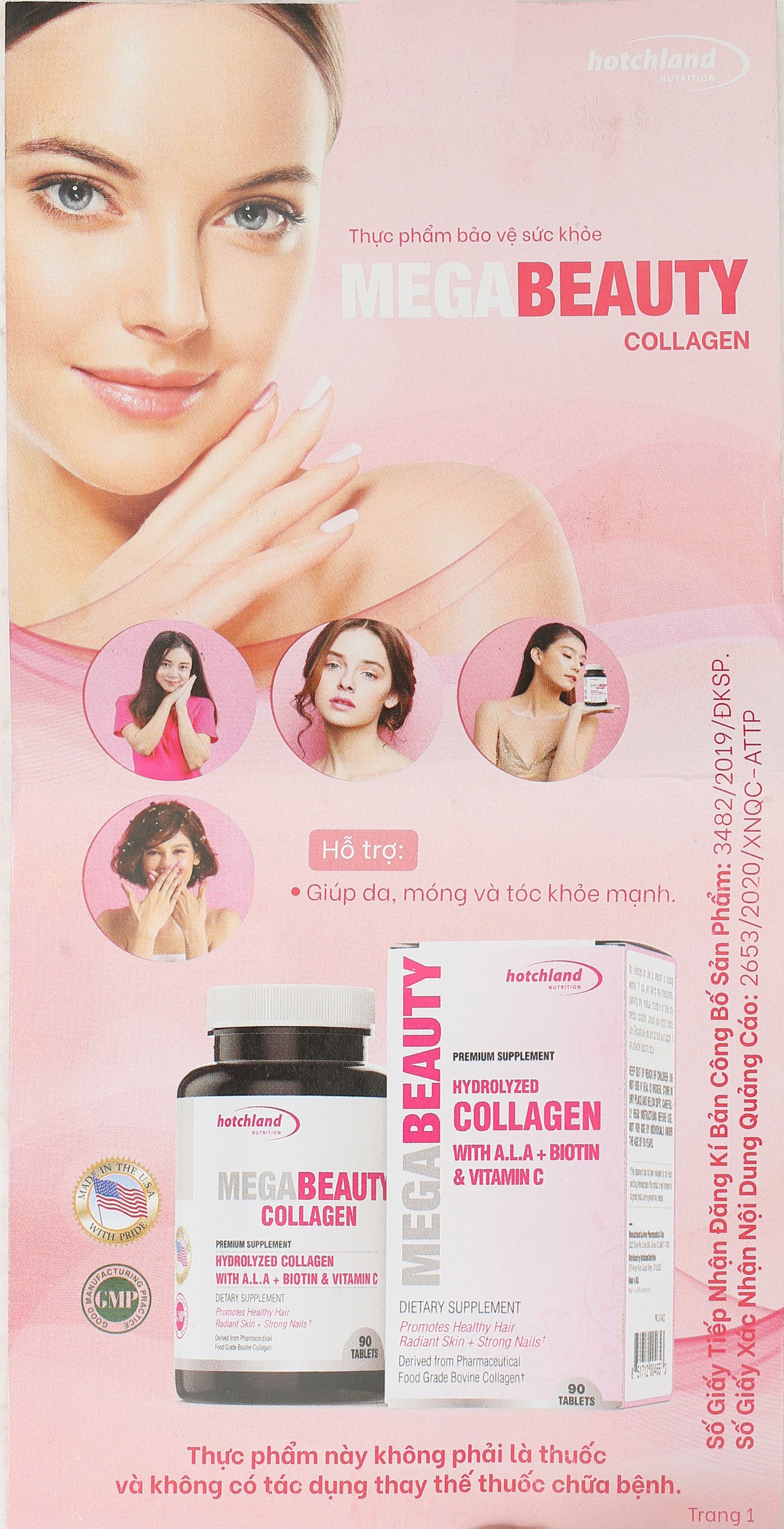 Thực phẩm bảo vệ sức khỏe Mega Beauty Collagen - 9