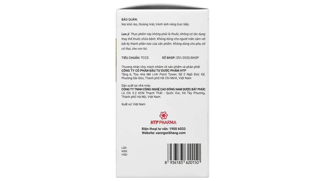Thực phẩm bảo vệ sức khoẻ: Sắc Ngọc Khang - 39
