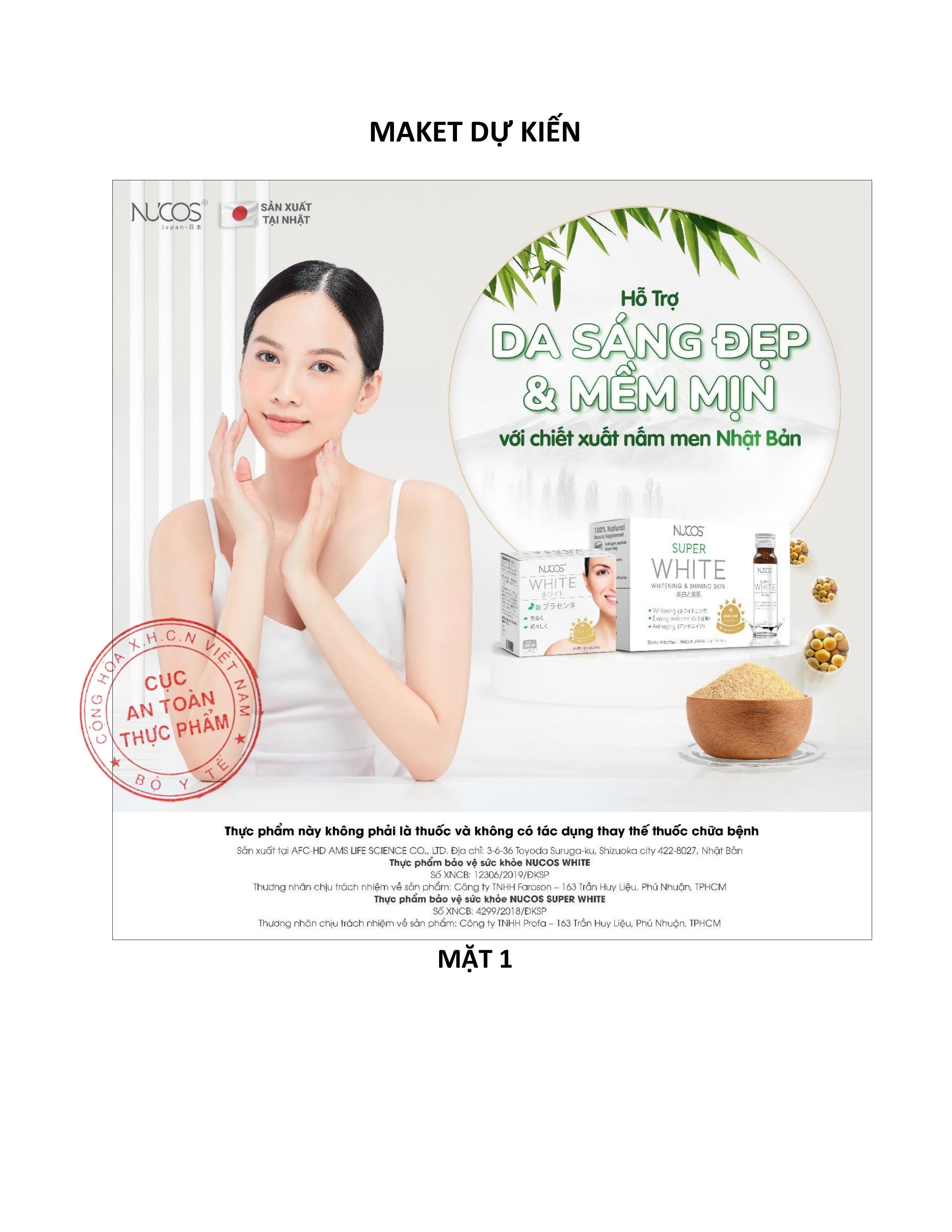 Thực phẩm bảo vệ sức khỏe Nucos White