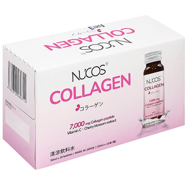 Nước Uống Bổ Sung Collagen Nucos 7.000 Hộp 10 Chai