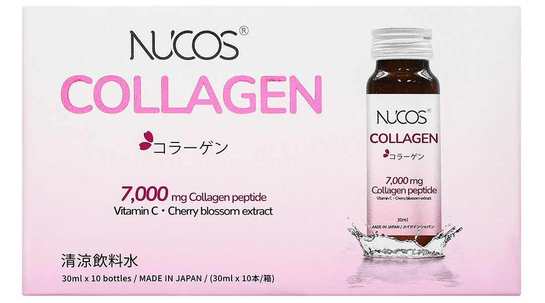 Nước uống bổ sung Collagen Nucos 7.000 hộp 10 chai x 30ml - 10